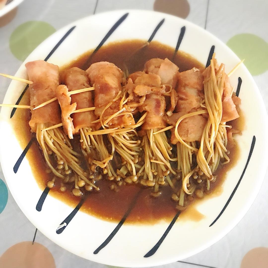 金针菇培根卷