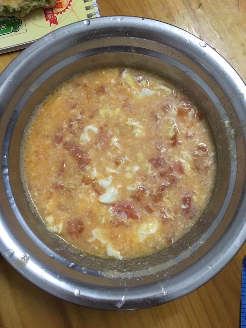 好喝到爆的西红柿鸡蛋汤