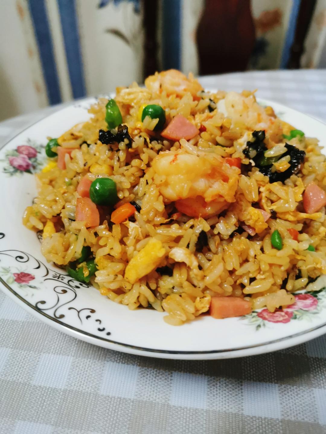 一定试试的！紫菜炒饭
