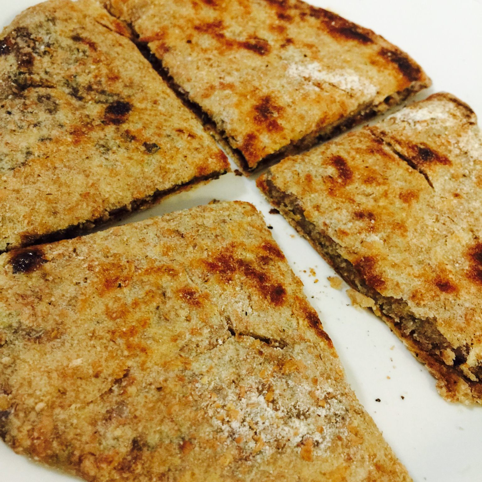黑麦豆渣红糖馅饼