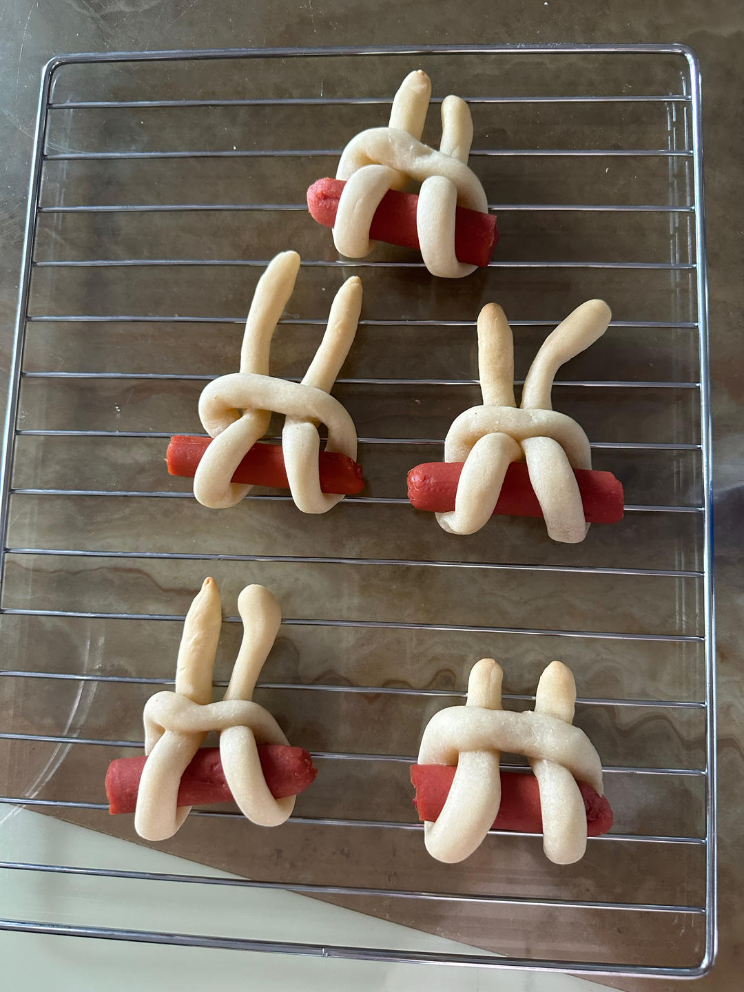 少女心的小兔子面包