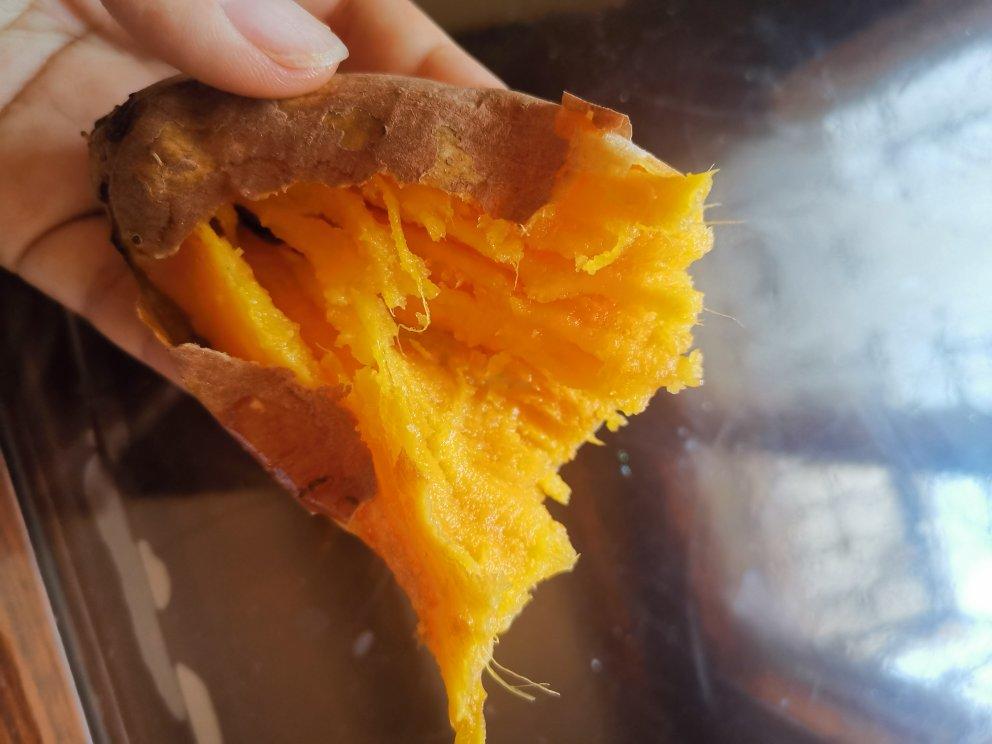 七色冰激淋做的烤箱烤红薯