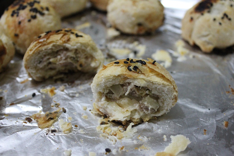 苏式榨菜鲜肉月饼