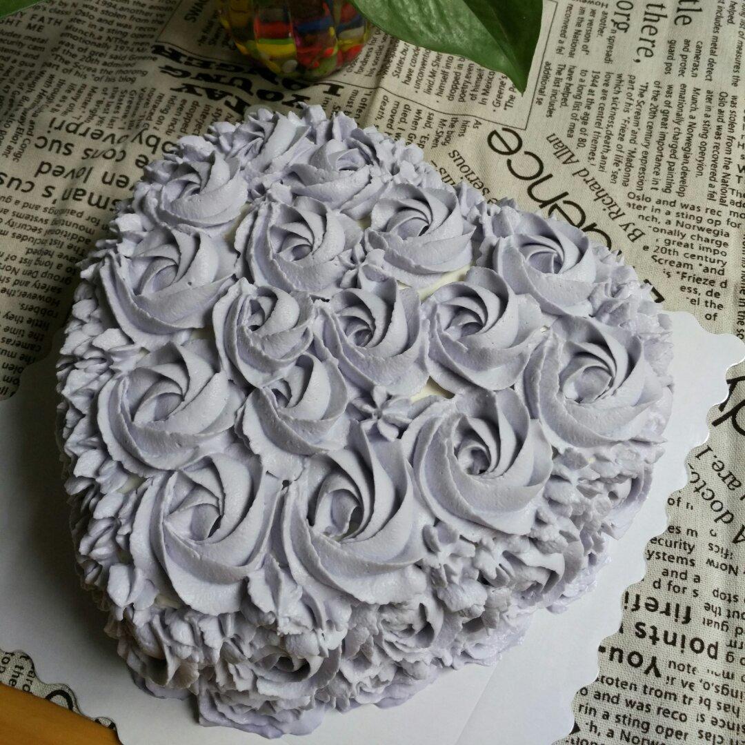 淡奶油裱花蛋糕