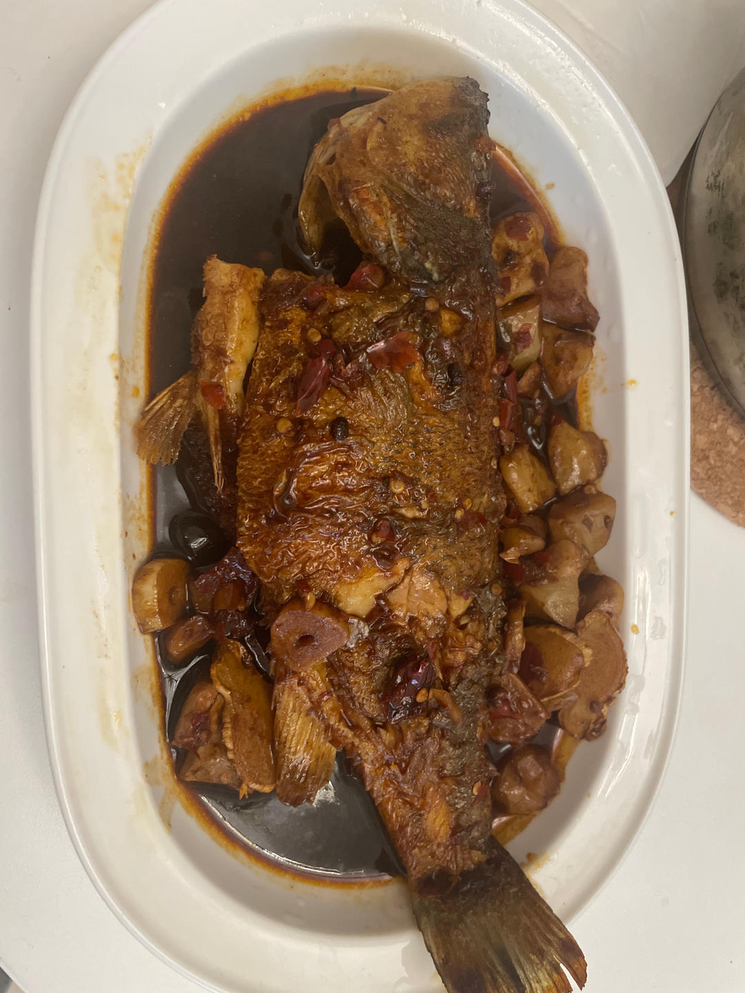 超快手超下饭的干烧鲈鱼 学不会你打我