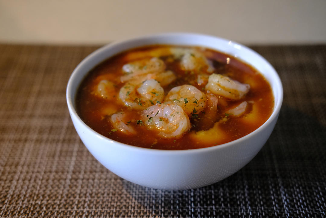 虾仁豆腐蒸水蛋