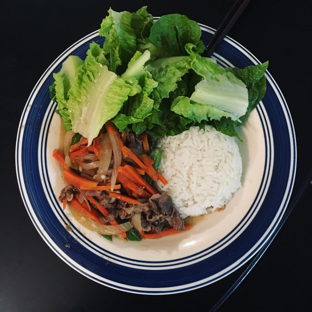 【尹食堂/尹餐厅】韩式烤肉饭 윤식당 불고기 라이스