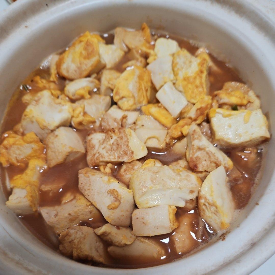 白菜豆腐煲