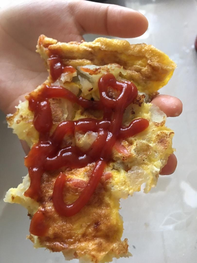 鸡蛋土豆饼「低脂快手早餐」