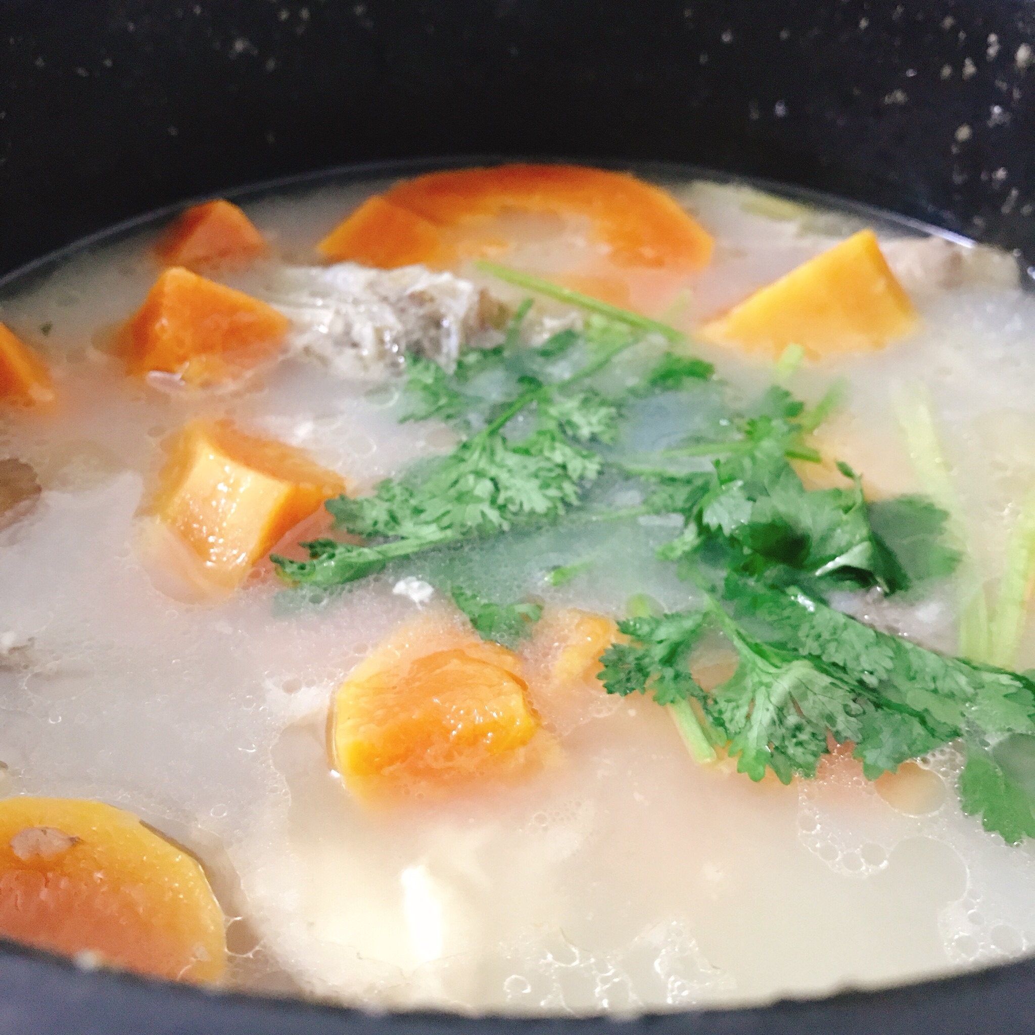 木瓜鱼头汤的做法