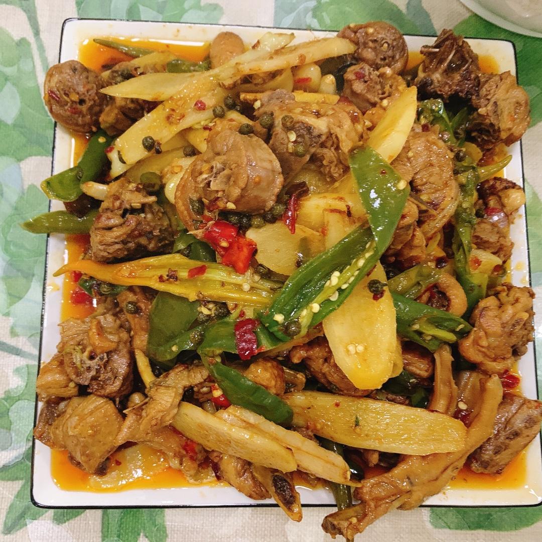 川味自创姜爆鸭