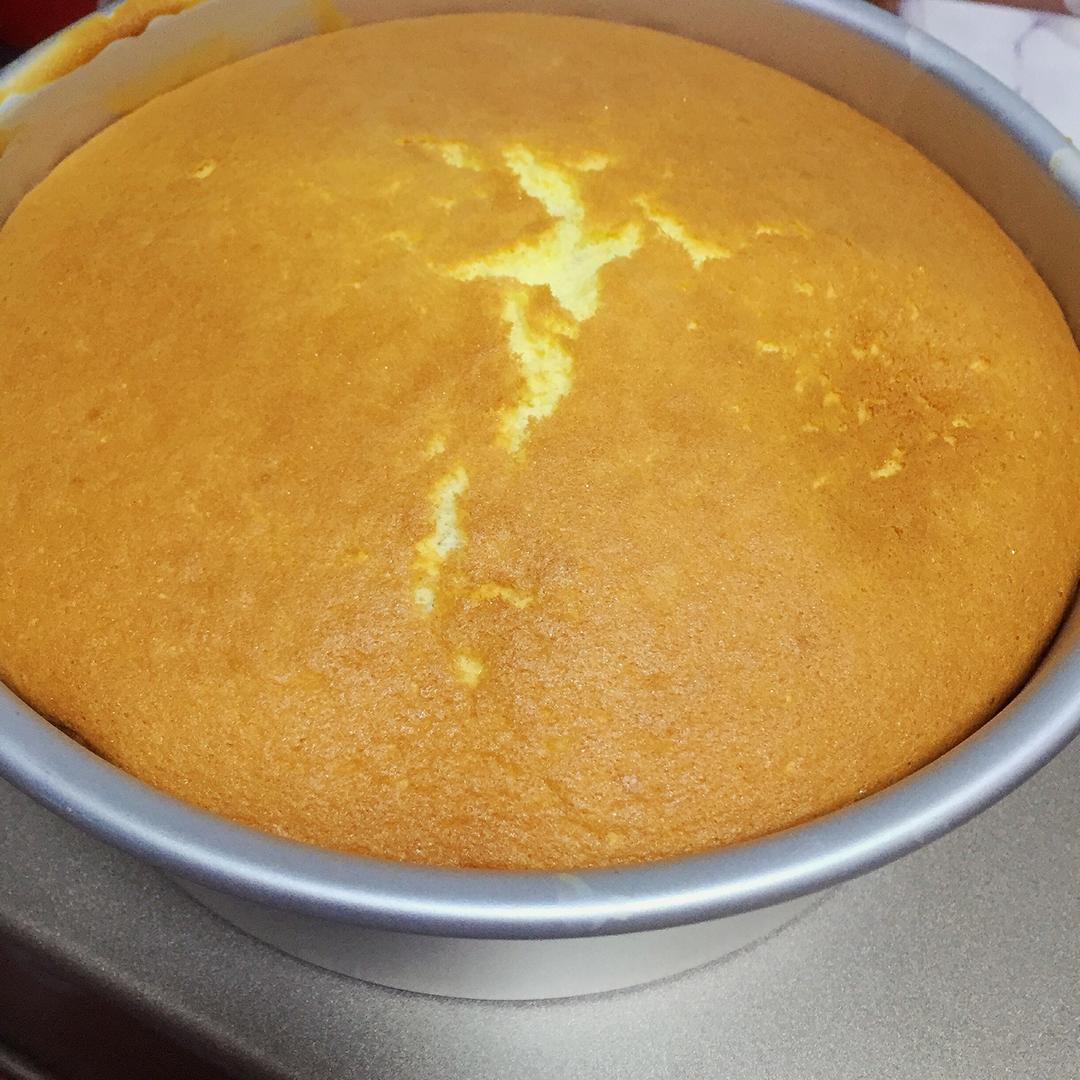 无油海绵蛋糕（新手易记易学 全蛋法 奶油蛋糕胚）