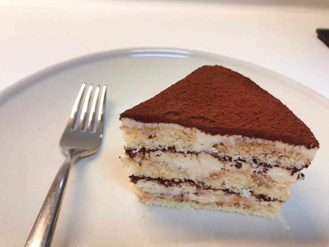 提拉米苏（熟蛋,无吉利丁）+自制马斯卡彭