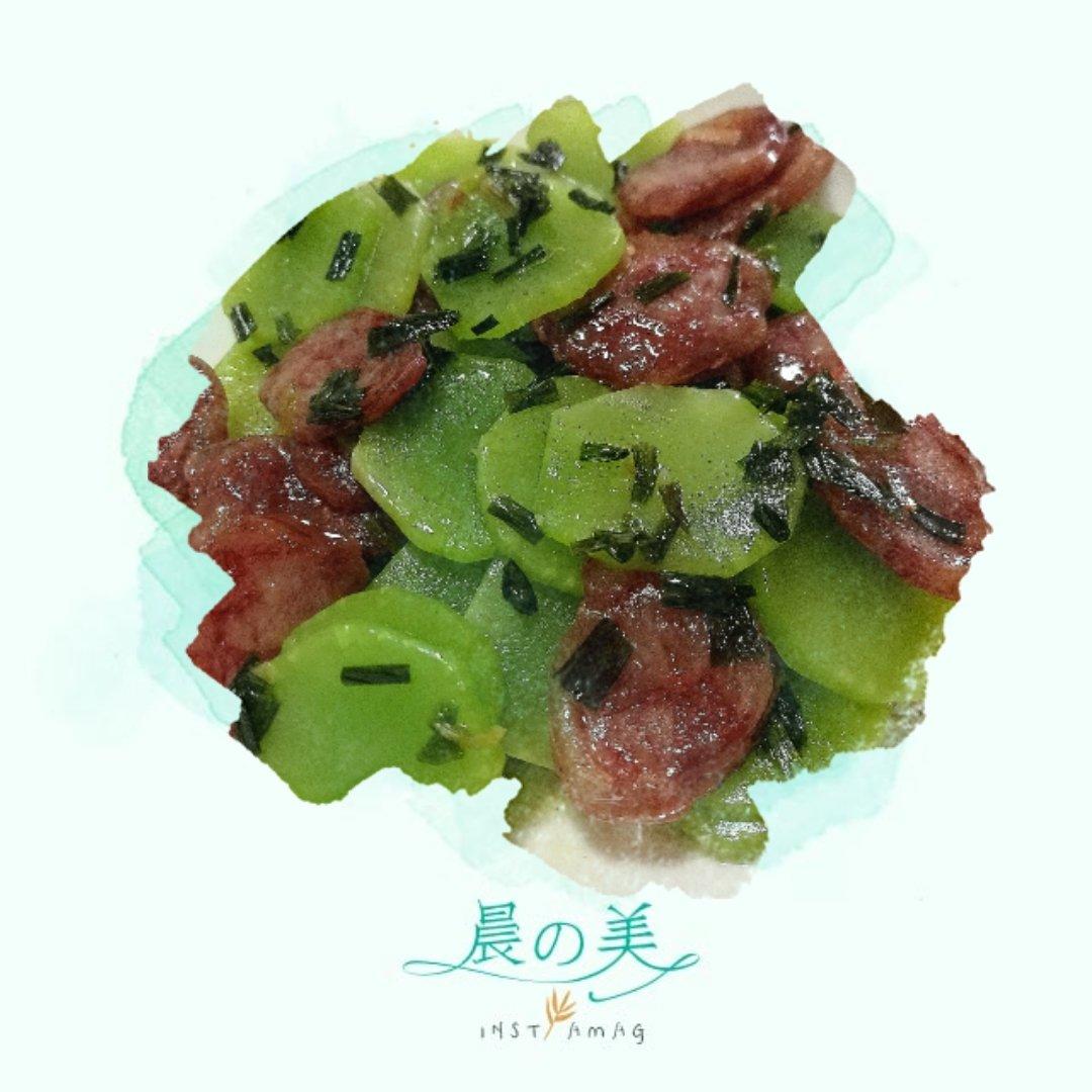 生酮快手菜莴笋炒广肠