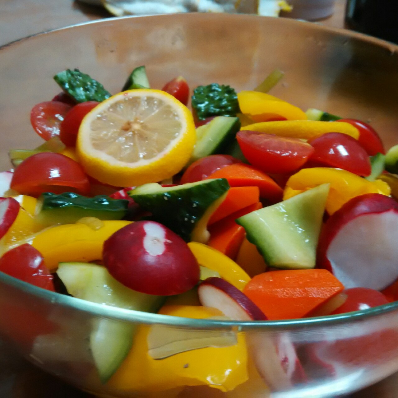 蜂蜜柠檬腌鲜蔬