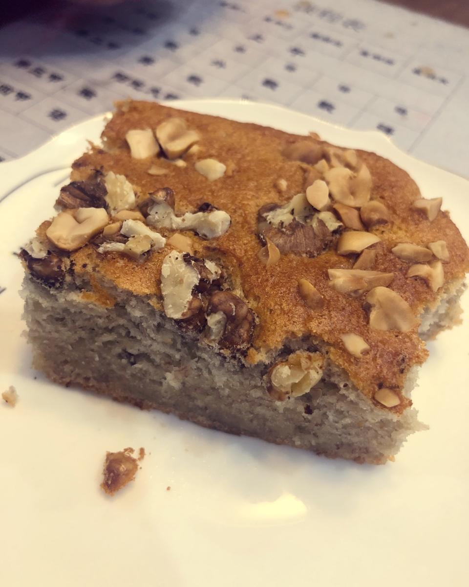 香蕉核桃蛋糕（低油少糖健康版）