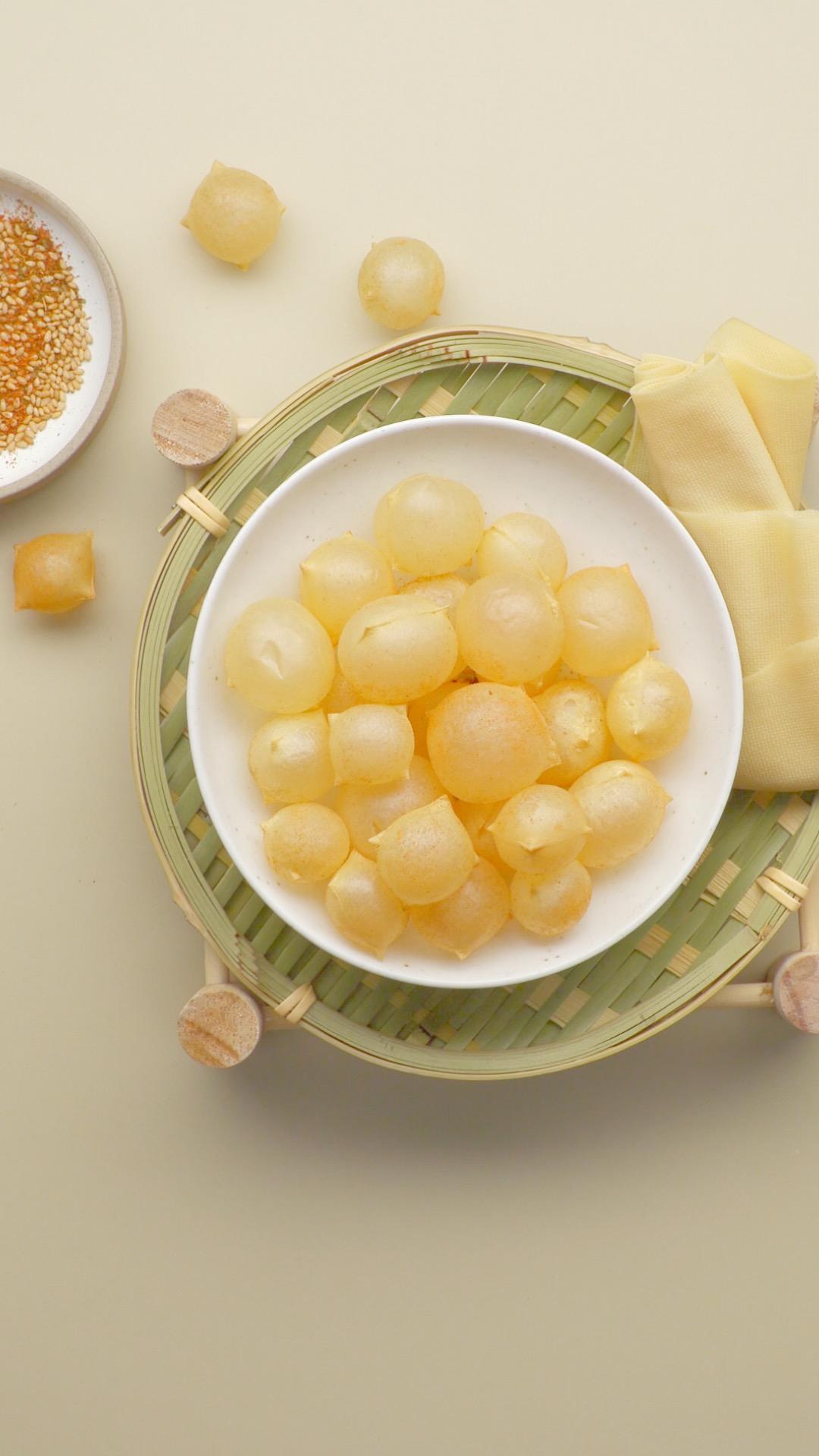 泡泡烤豆皮的做法