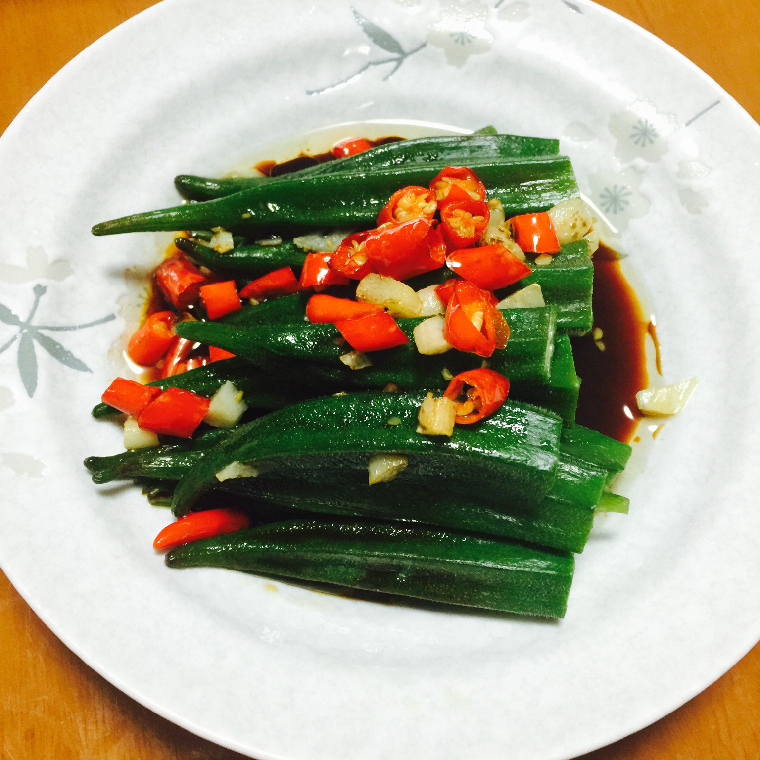 不放弃neverever做的油泼秋葵