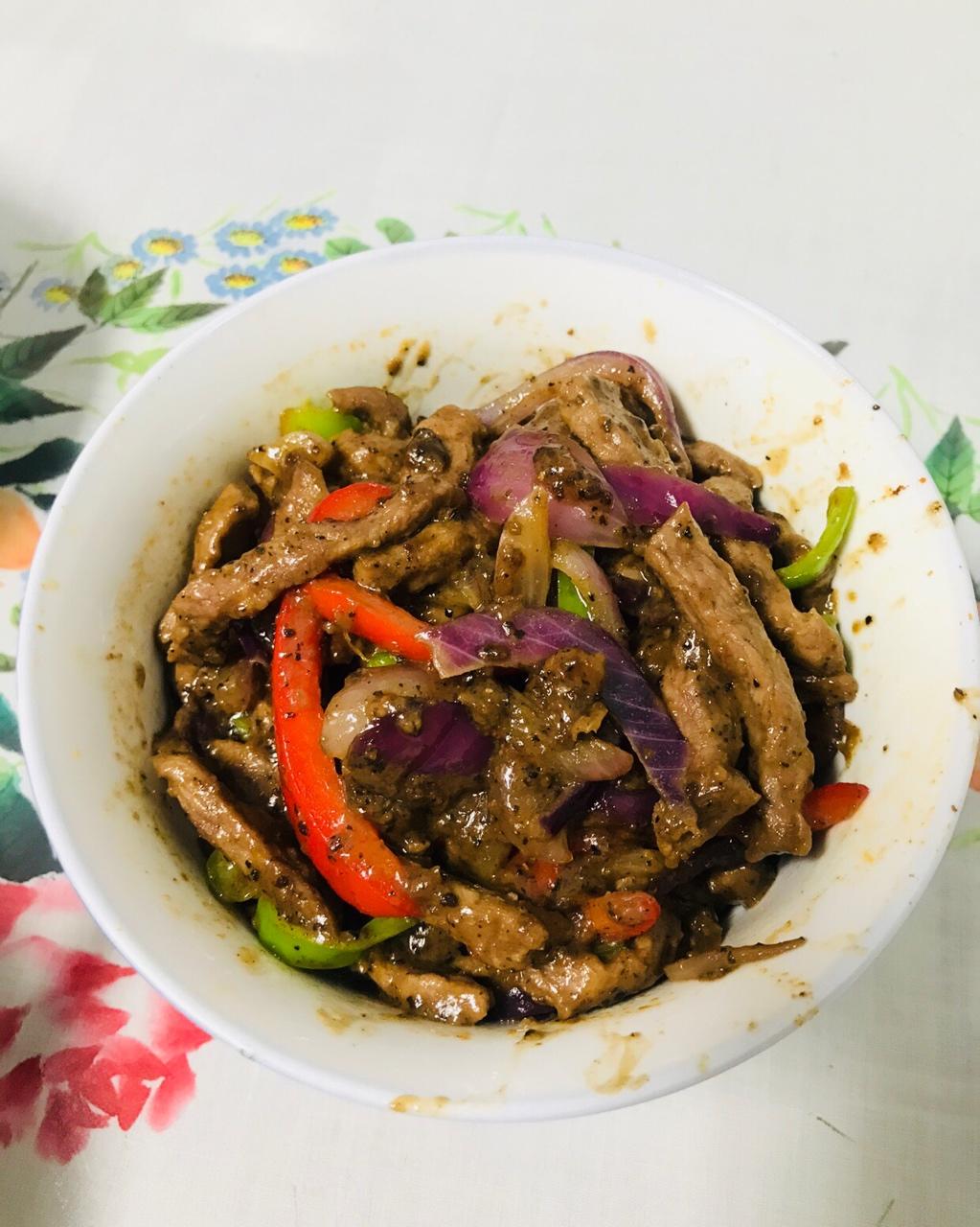 黑椒牛柳
