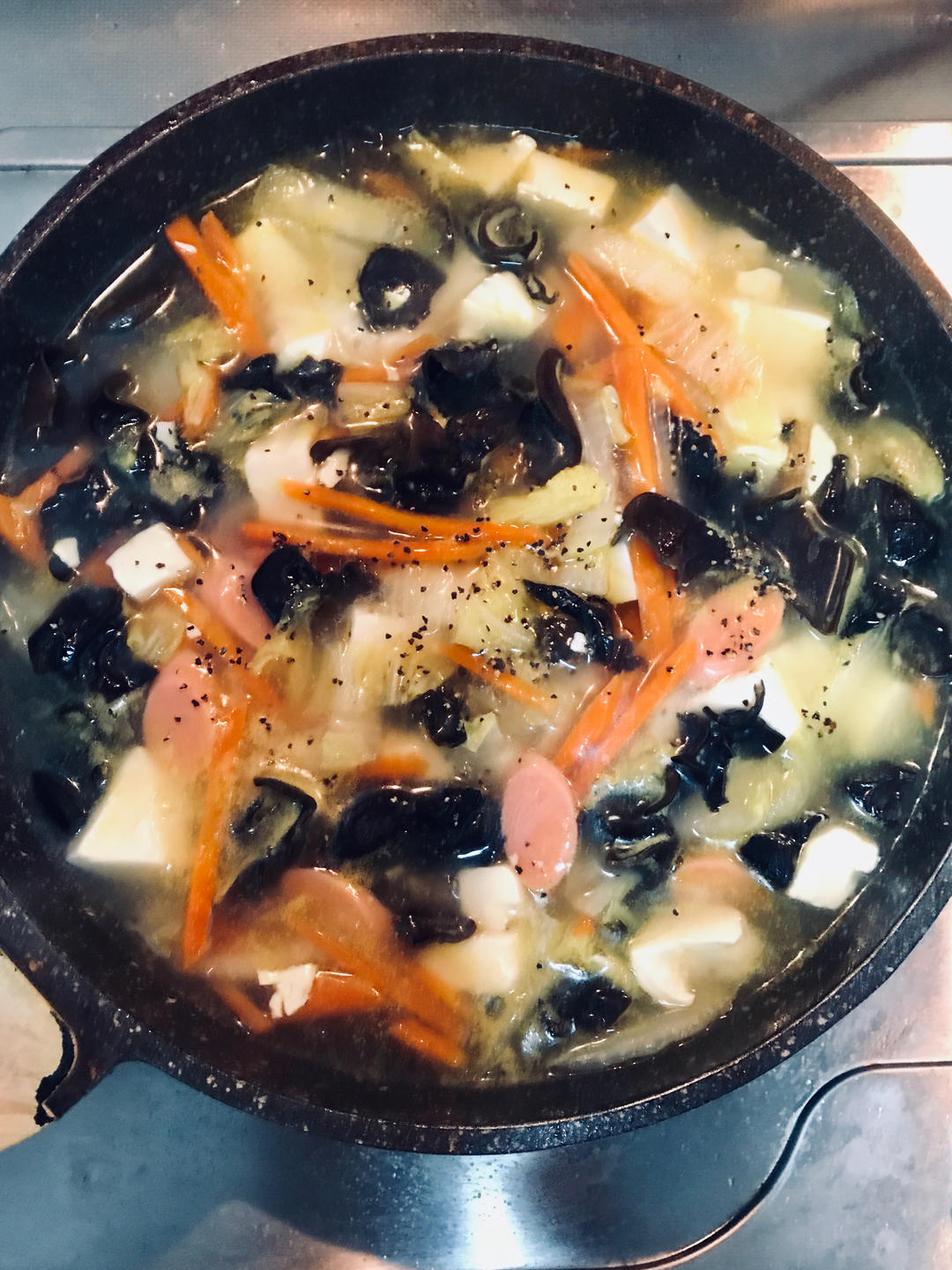 豆腐木耳素汤