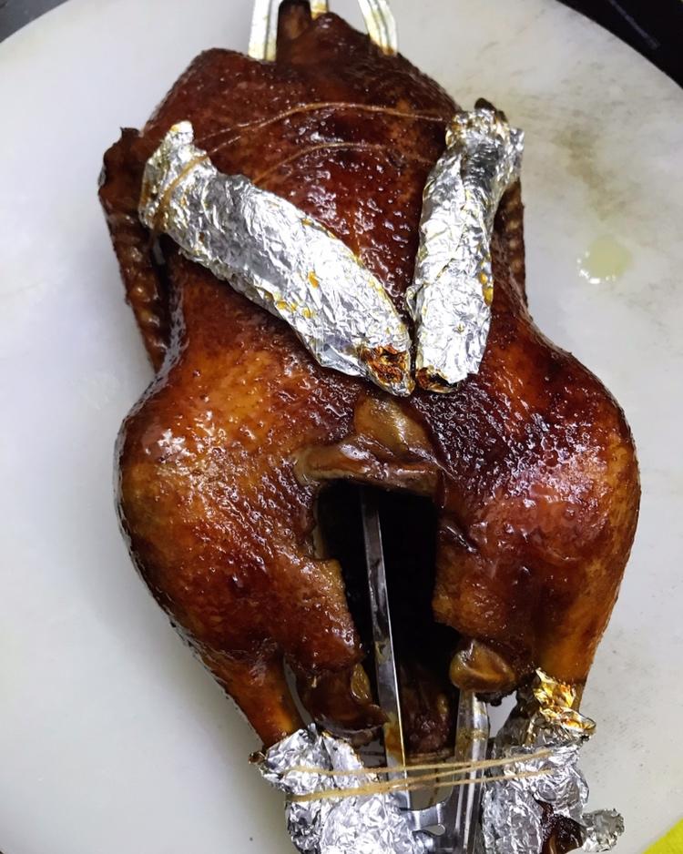 遇见o怀恋做的烤箱烤鸭