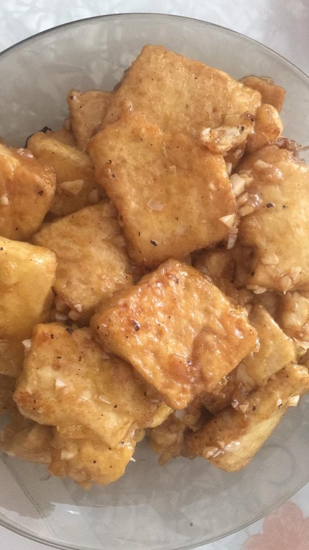 无敌好吃的香煎豆腐