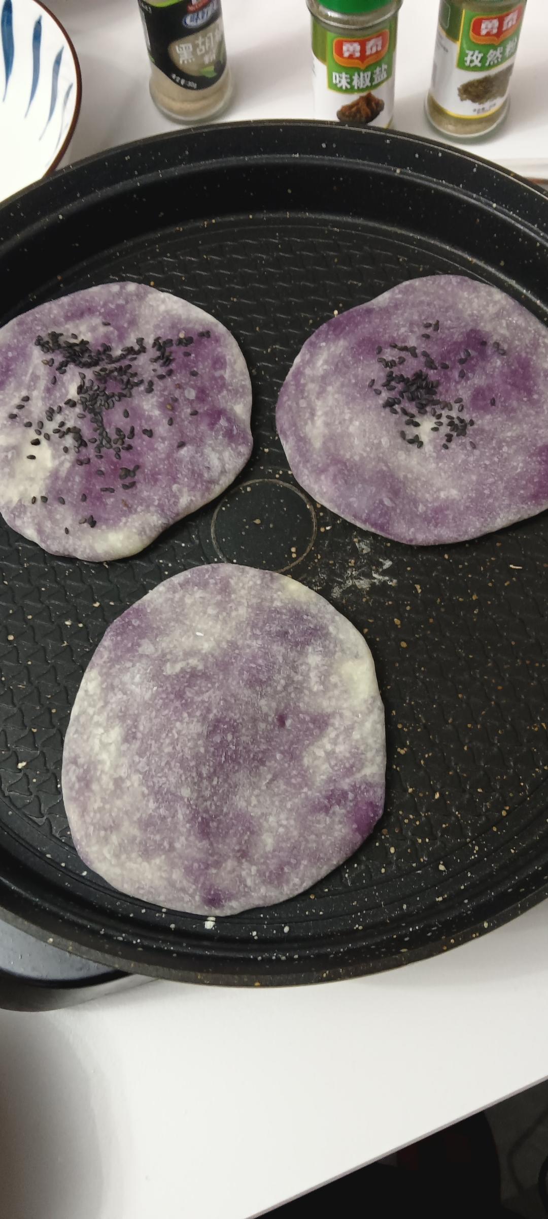 紫薯饼(无糖无油)