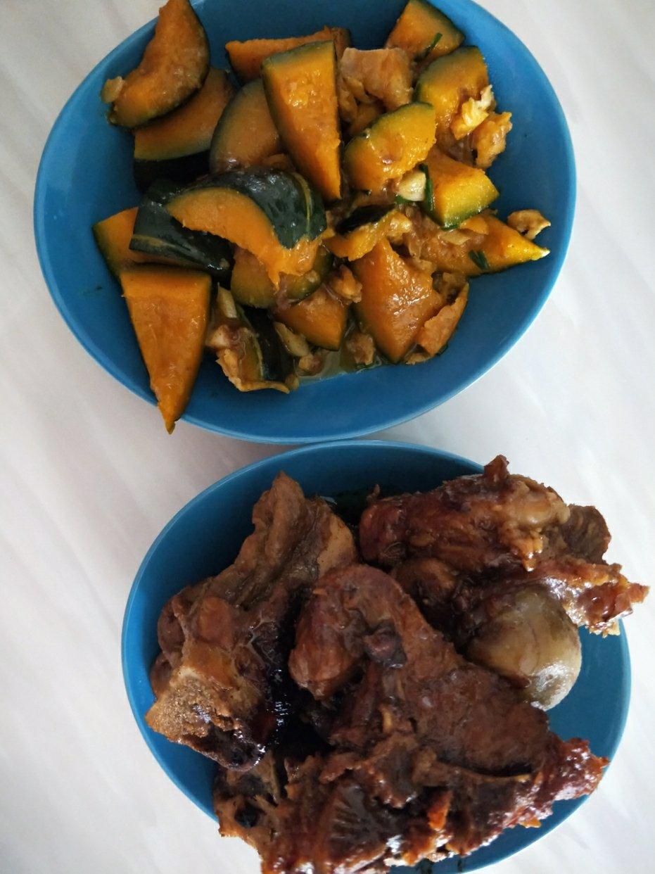 家常菜～冬笋烧排骨