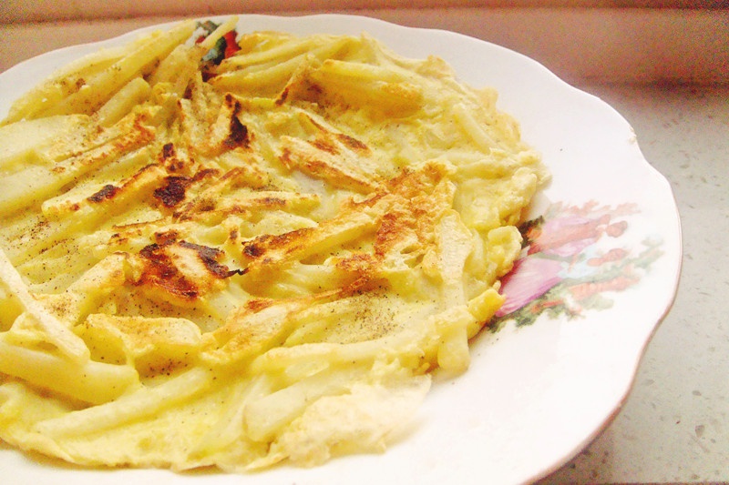 鸡蛋土豆丝饼