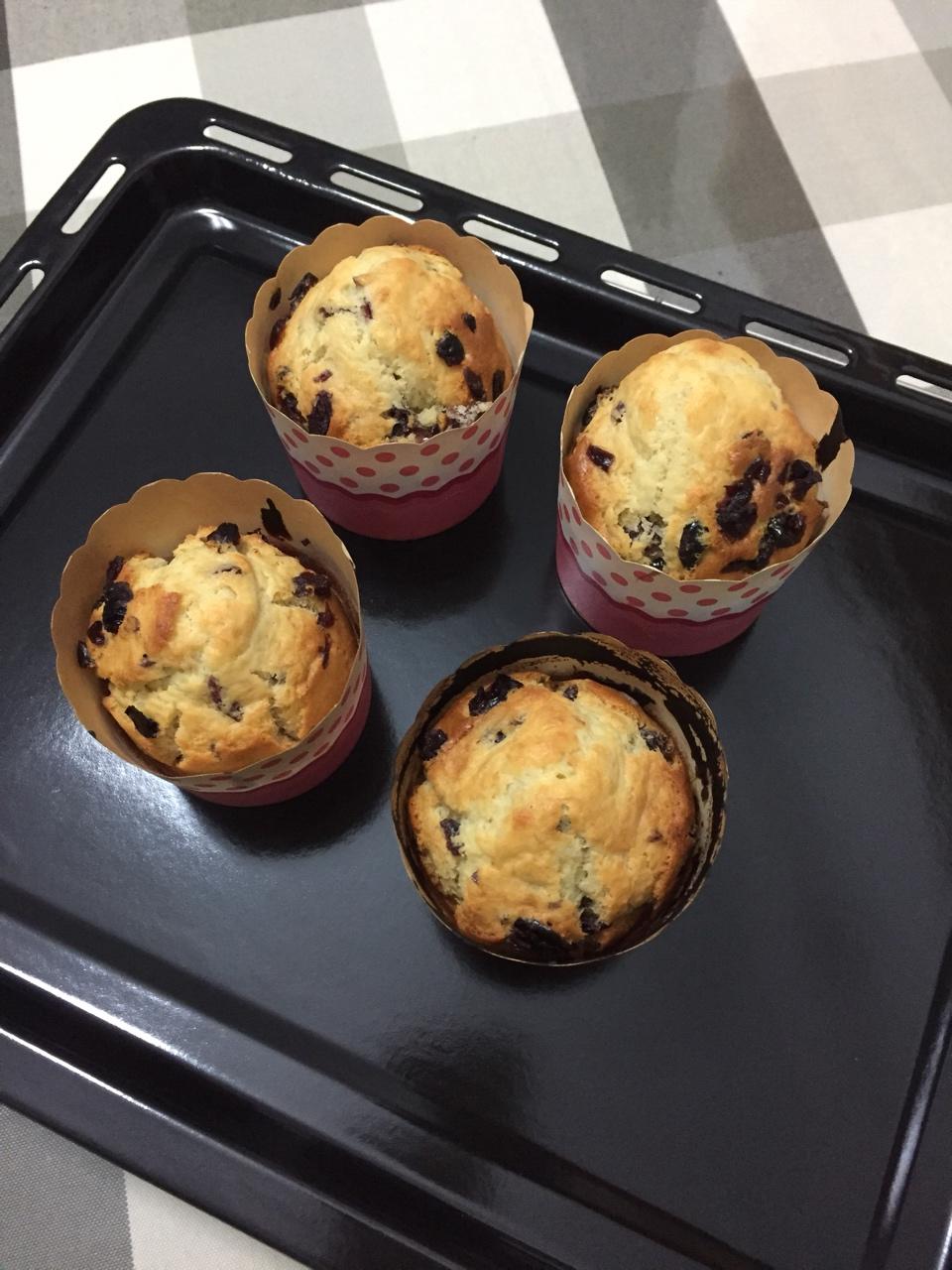 少女心的香蕉蔓越莓玛芬