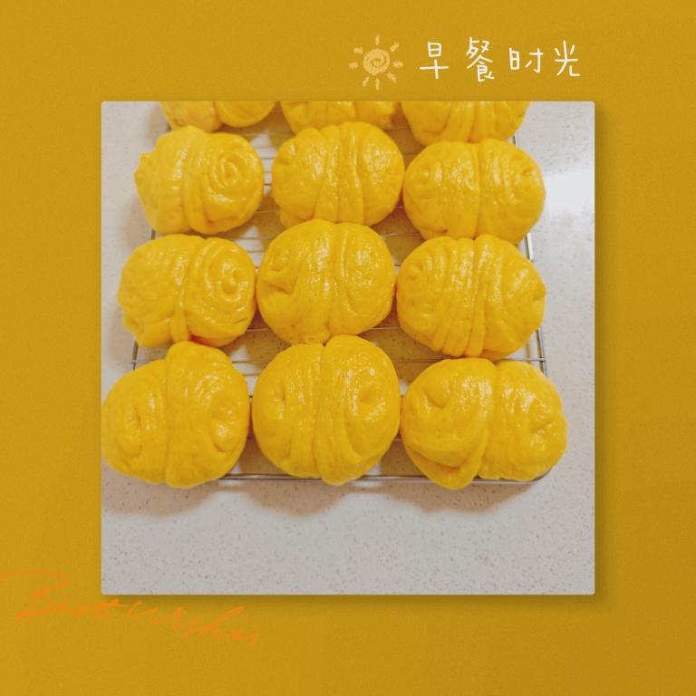 南瓜花卷馒头