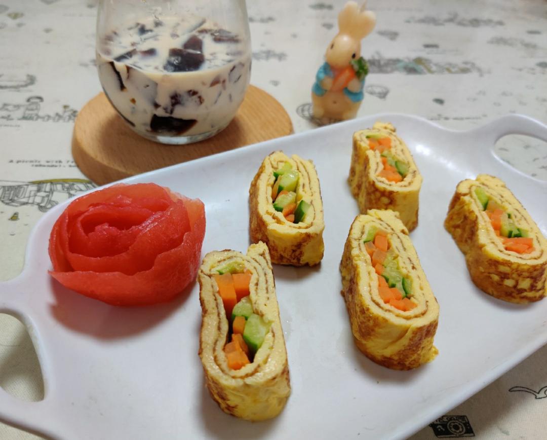 三色蛋卷