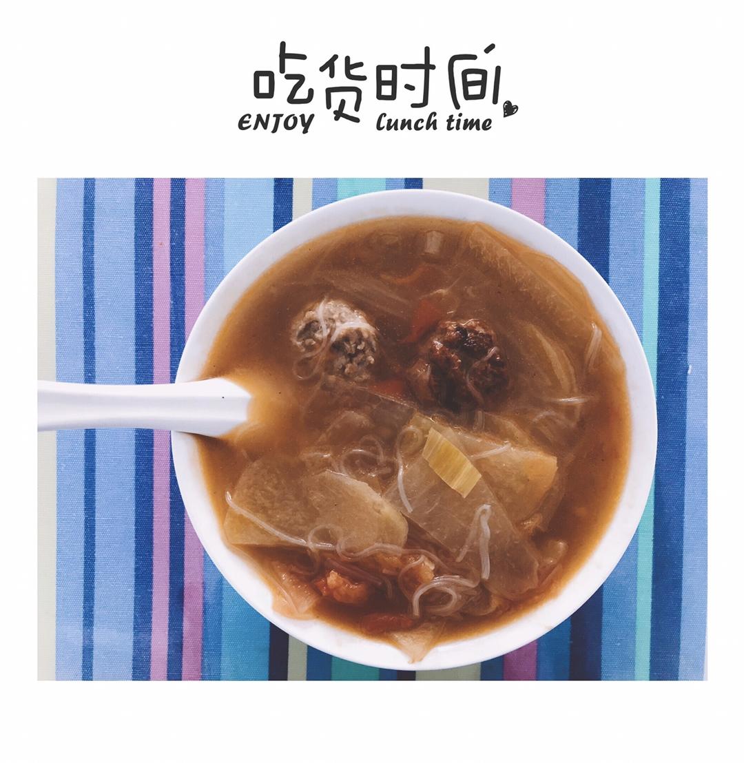 番茄土豆丸子汤