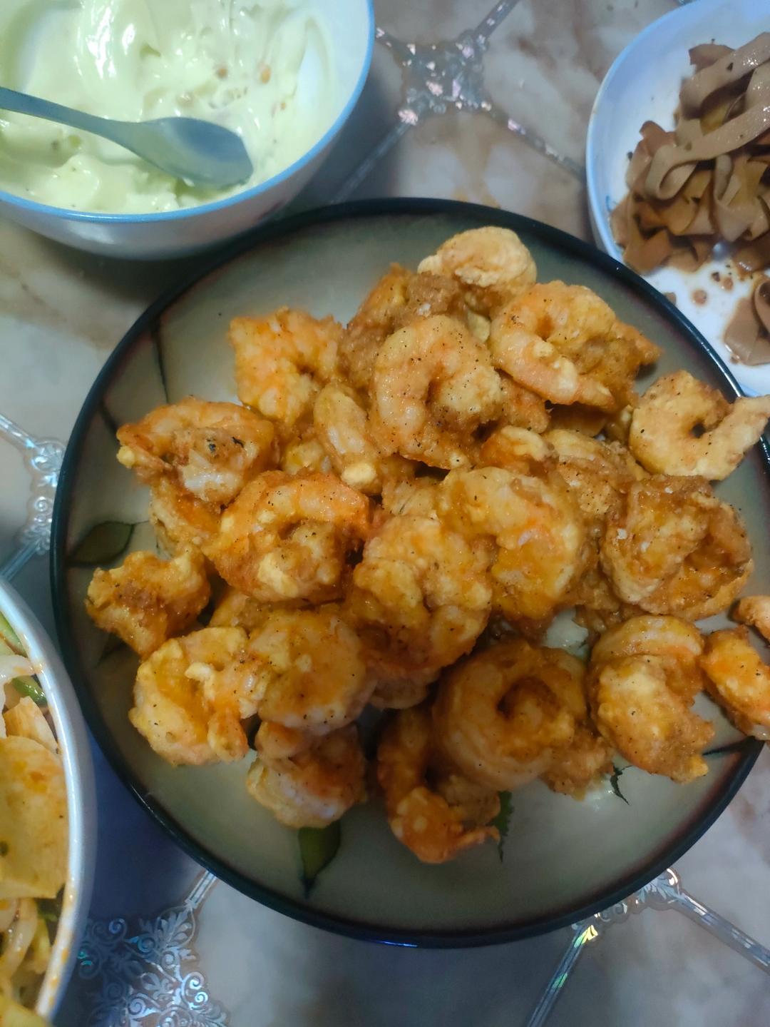 柏悦平替版芥末虾球