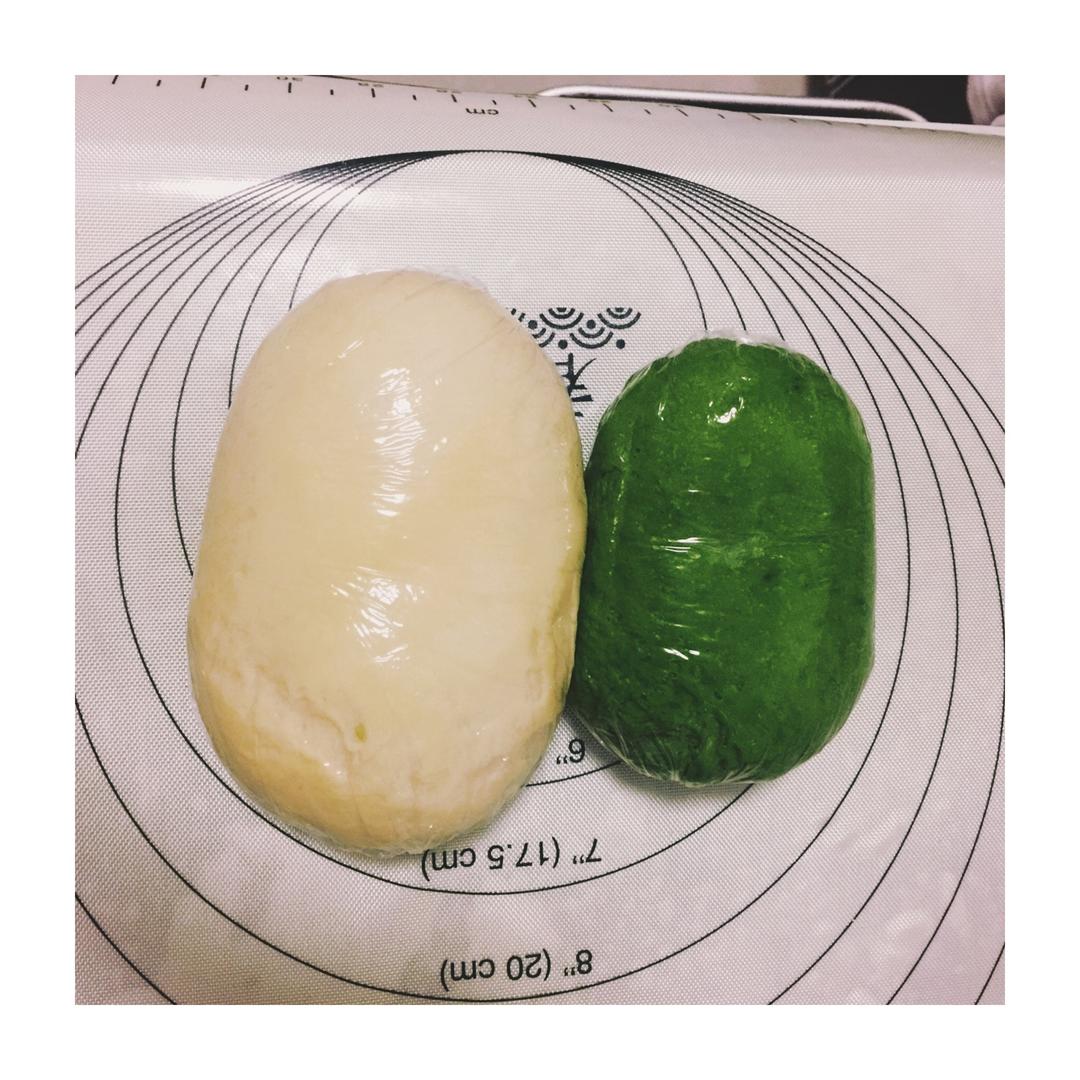 抹茶红豆卷