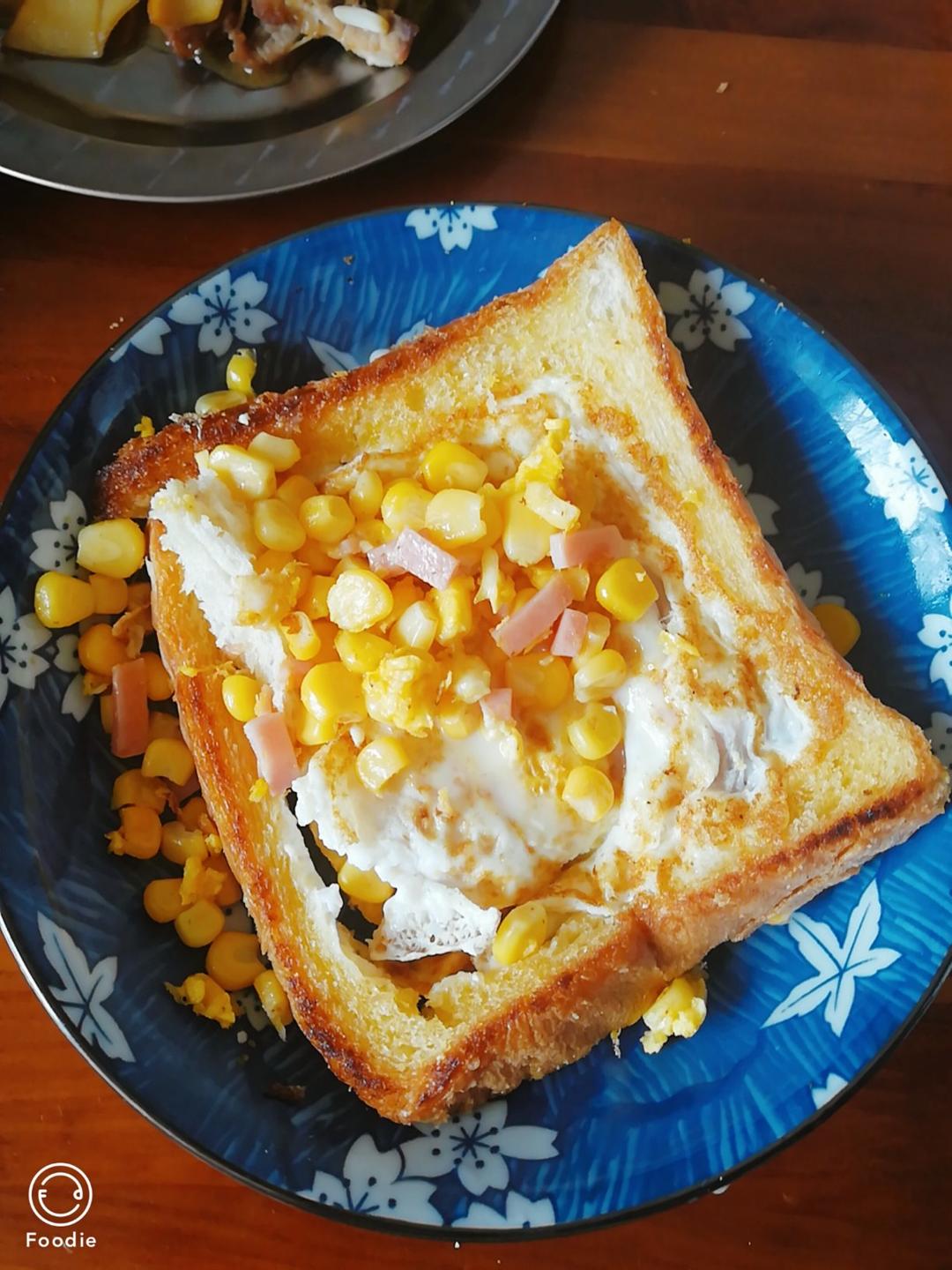 爆浆芝士火腿三明治（平底锅版）