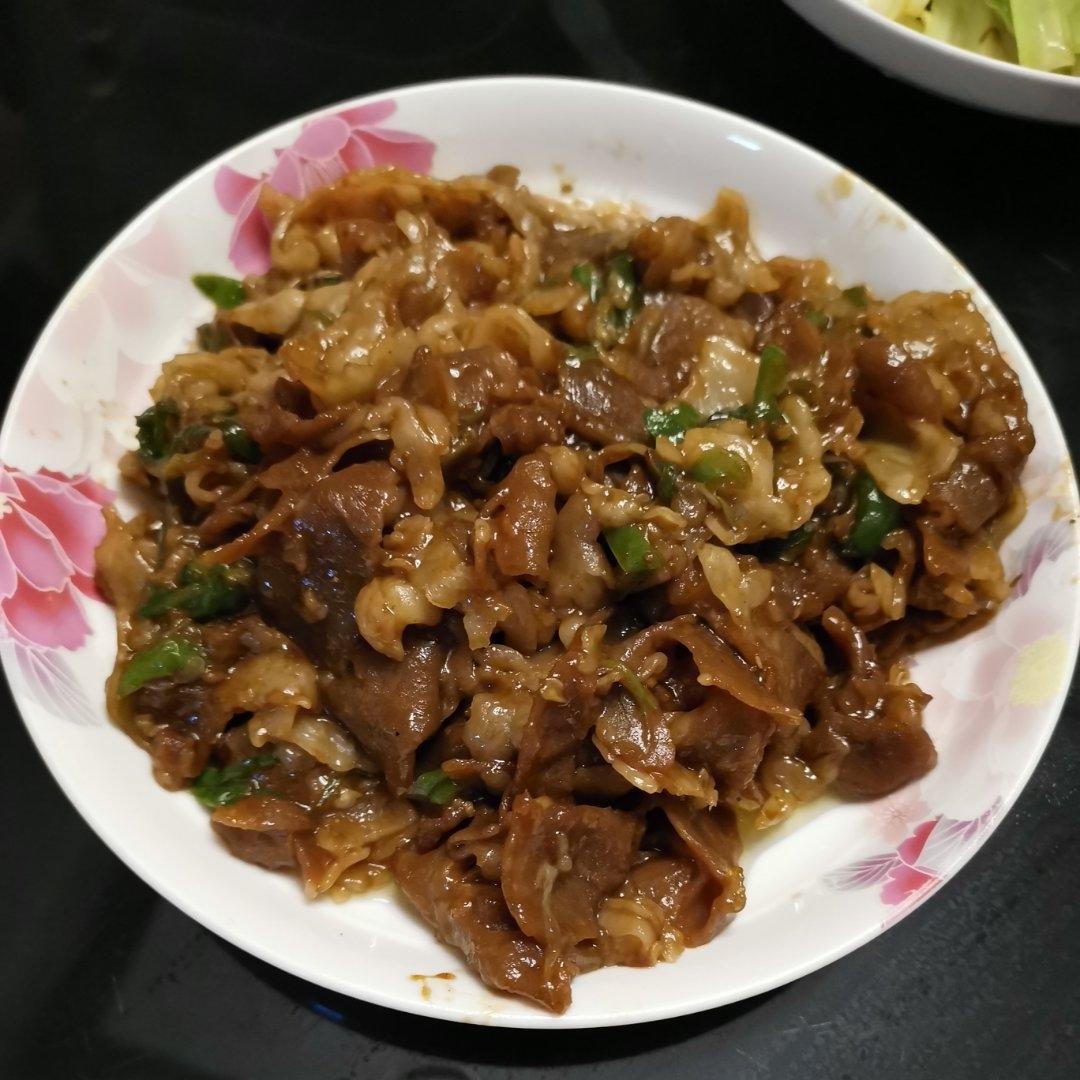 葱爆孜然羊肉卷