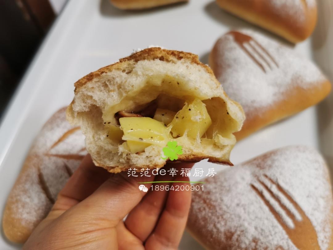 土豆培根全麦软欧面包的做法