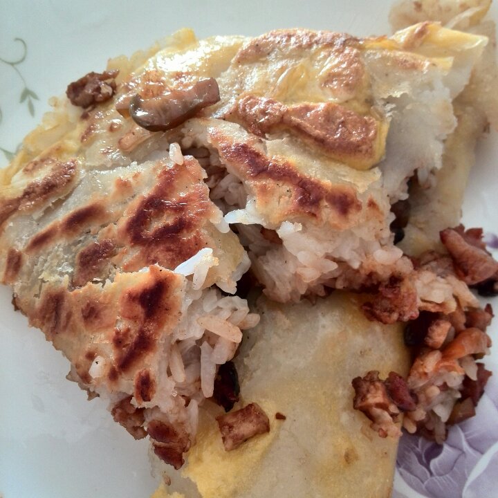 武汉小吃三鲜豆皮