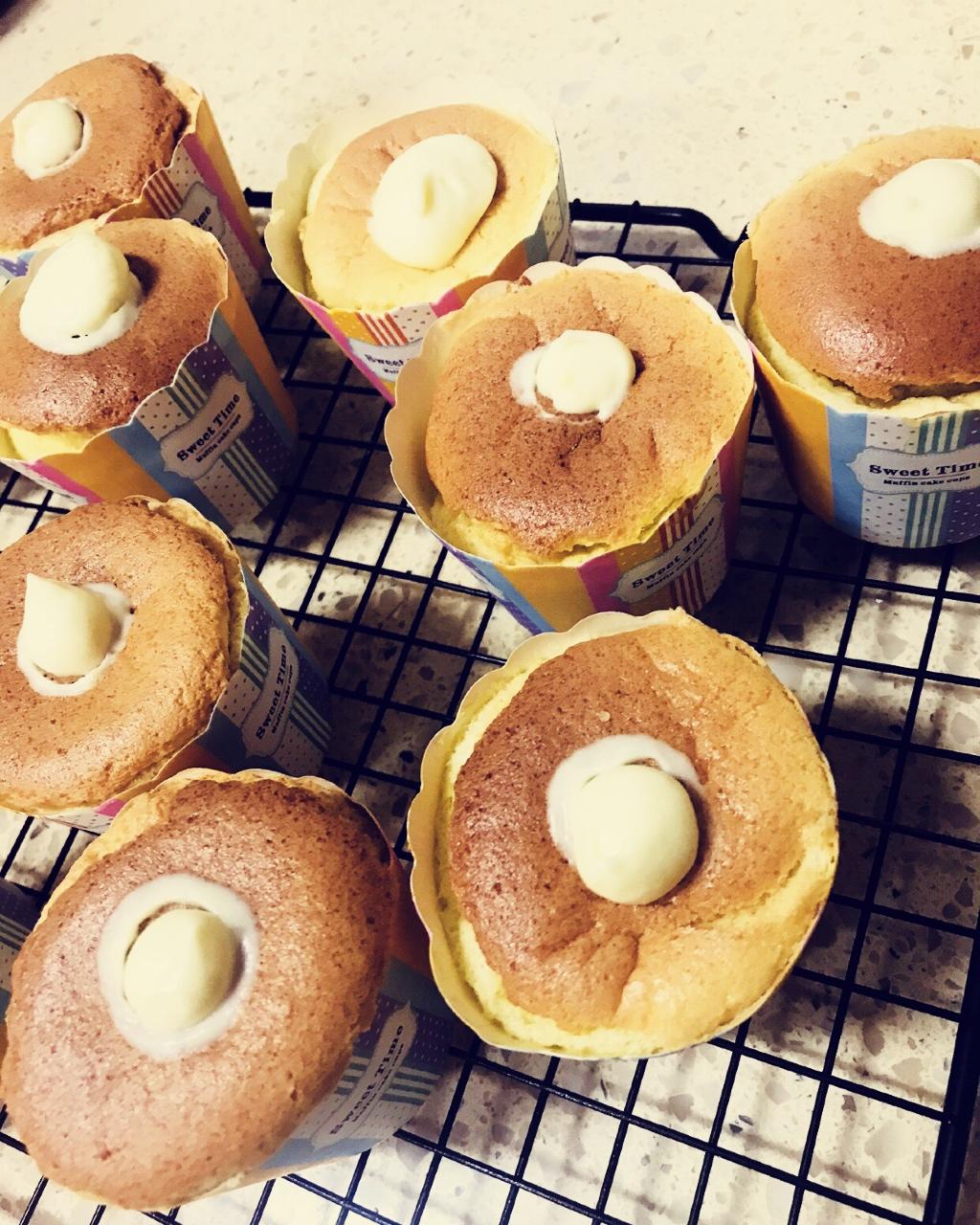 北海道戚风杯子蛋糕