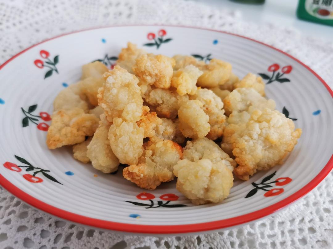 油炸劲辣香酥鸡米花#太阳谷菜谱#