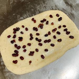 【面包】蜜豆炼乳手撕小吐司(一次发酵)的做法 步骤3