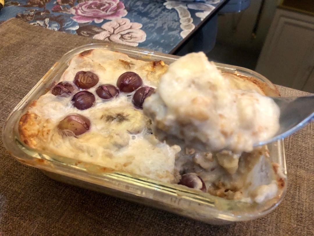 香蕉蓝莓烤燕麦