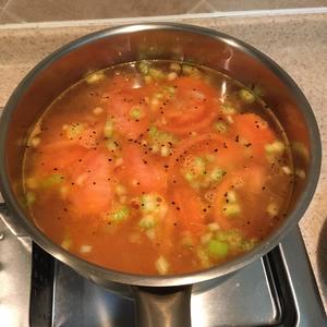 超好喝的番茄瘦身汤的做法 步骤8