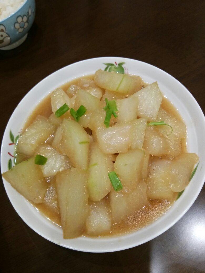 诺森德我的雪做的蚝油焖冬瓜