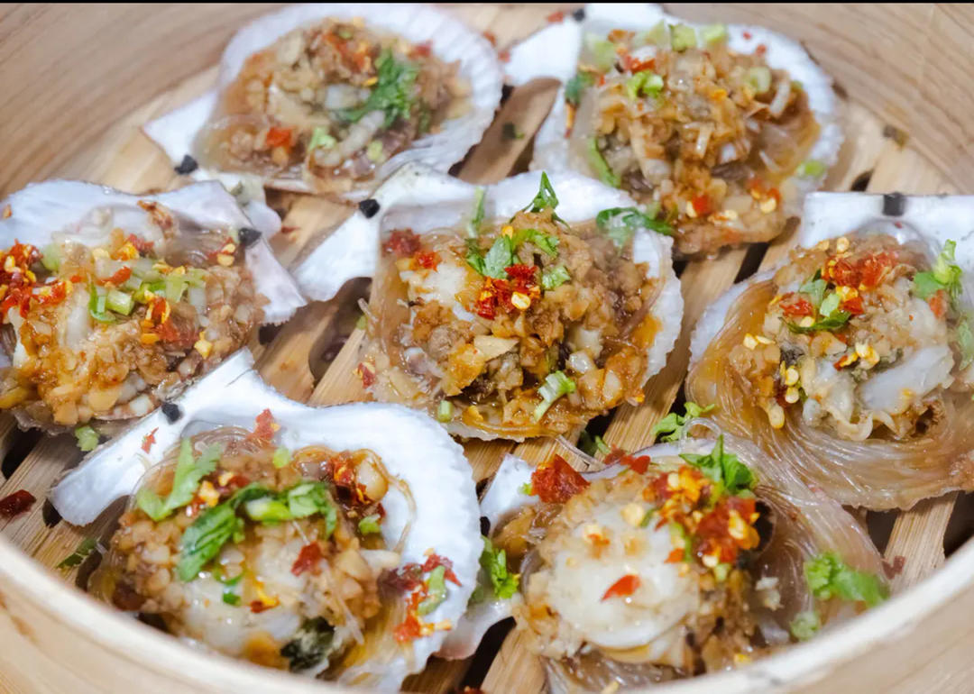 蒜蓉粉丝蒸扇贝