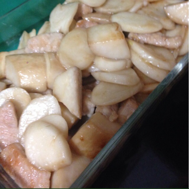 杏鲍菇炒肉片