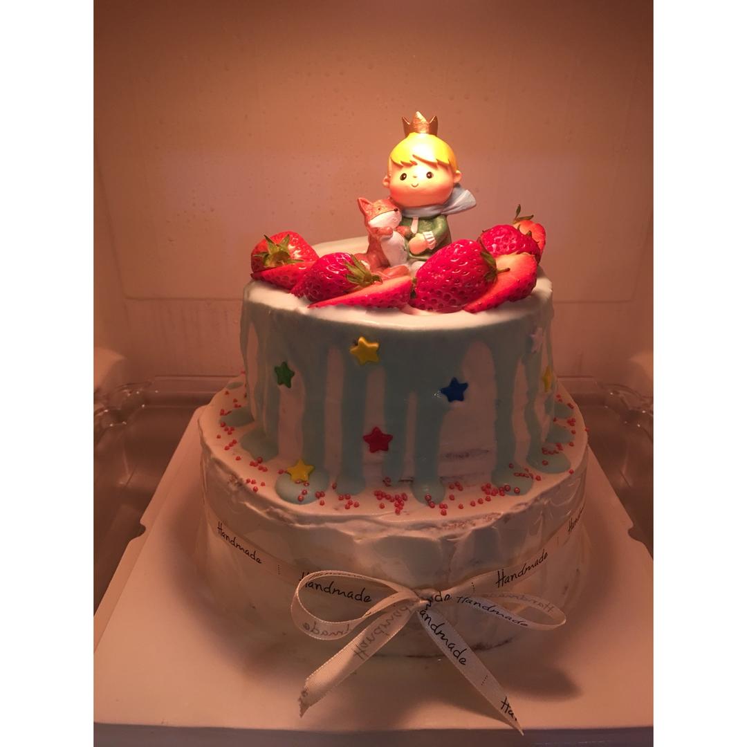 小王子水果奶油蛋糕