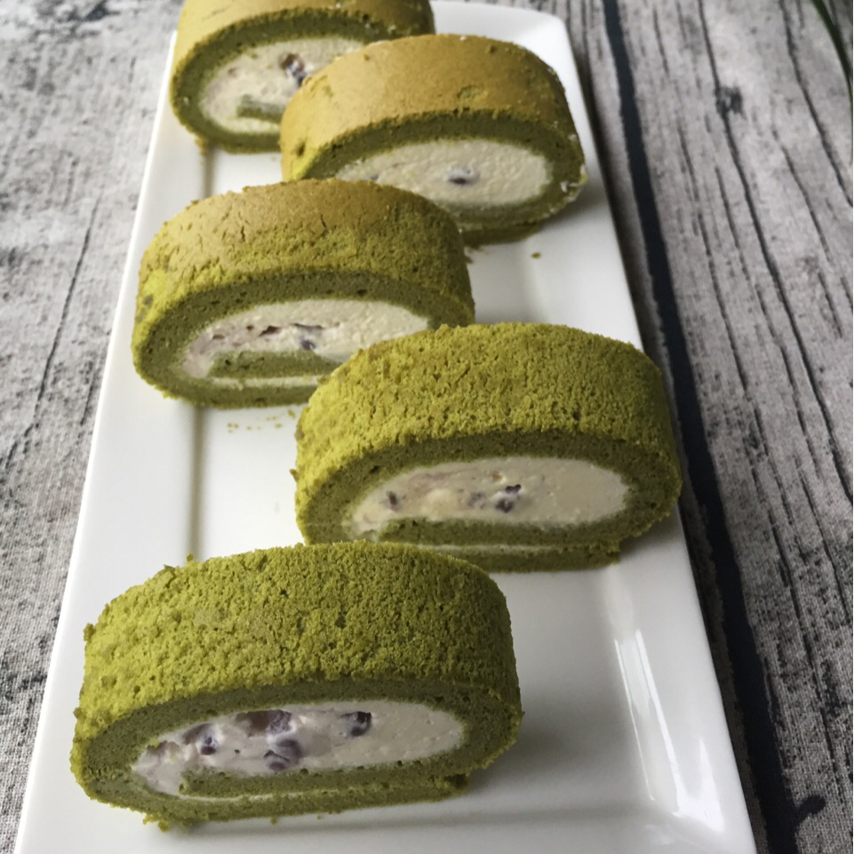 日式抹茶蛋糕卷