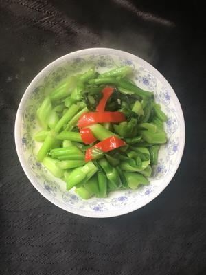 清炒菜苔的做法 步骤3